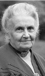 Maria Montessori porträtt