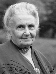Maria Montessori porträtt